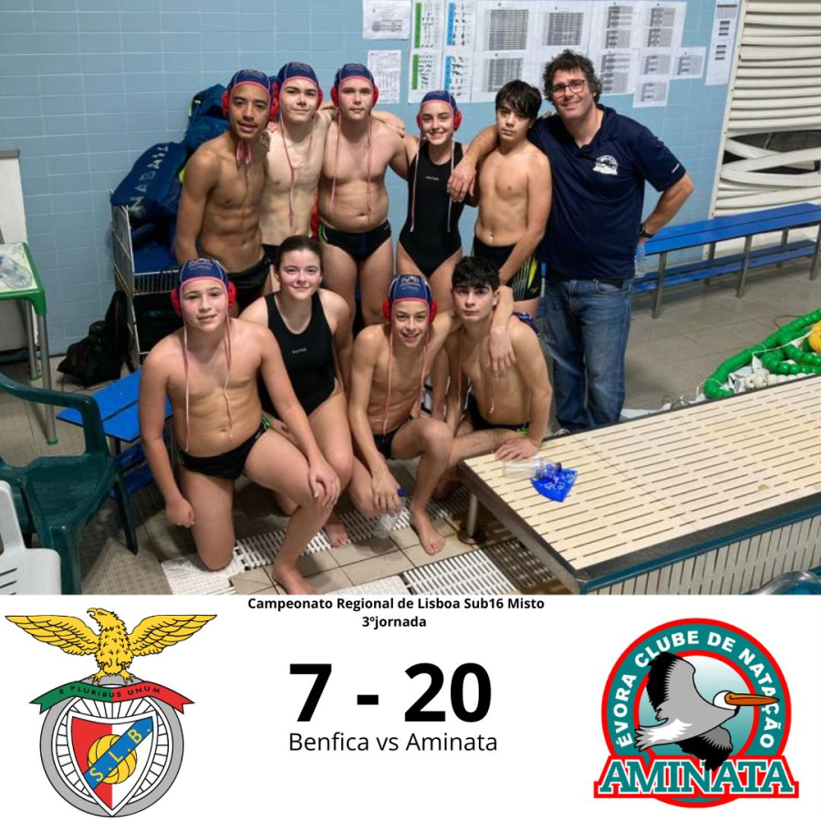 POLO AQUÁTICO: MAIS UMA VITÓRIA NO REGIONAL DE LISBOA SUB-16