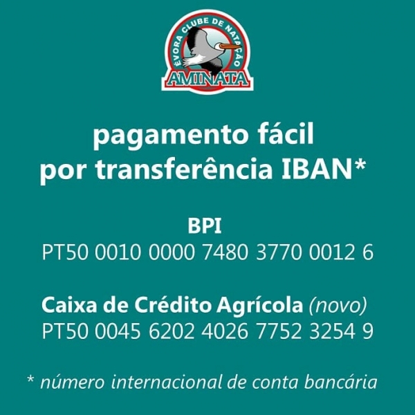 IBAN&#039;s para envio de donativos